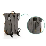 Fillikid Rolltop Berlin torba za pelene siva