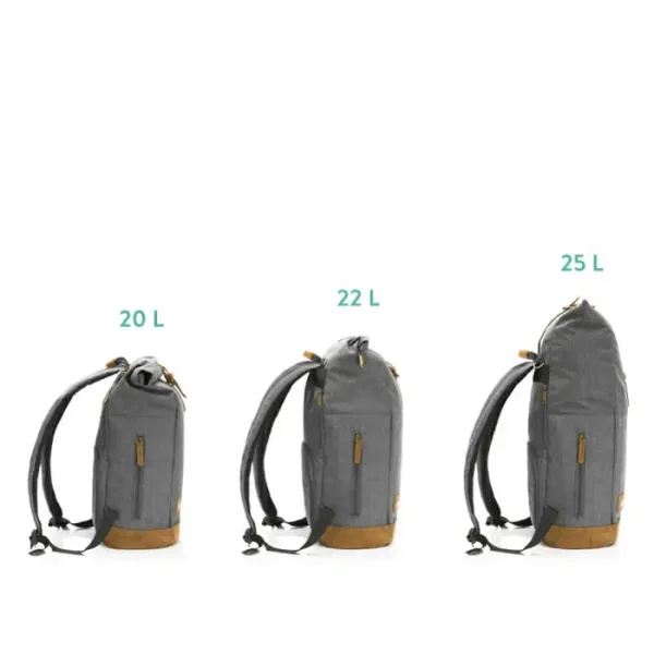 Fillikid Rolltop Berlin torba za pelene siva