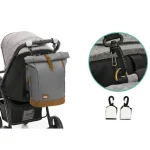 Fillikid Rolltop Berlin torba za pelene siva