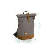 Fillikid Rolltop Berlin torba za pelene siva