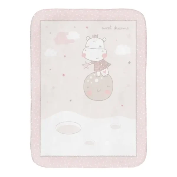 Kikka Boo Hippo Dreams super soft dekica za bebe 80x10