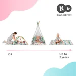 Kinderkraft Little Gardener 3u1 podloga za igru sa šatorom