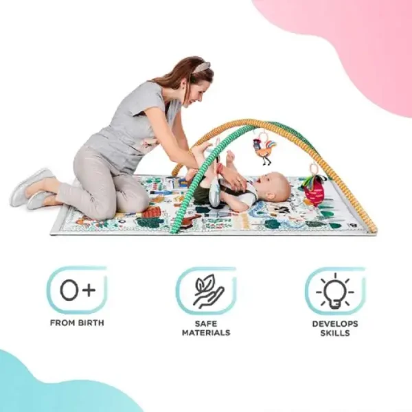 Kinderkraft Little Gardener 3u1 podloga za igru sa šatorom