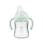 Kikka Boo staklena bočica za bebe 180ml Mint