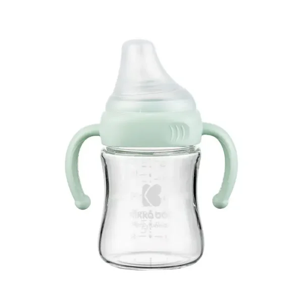 Kikka Boo staklena bočica za bebe 180ml Mint