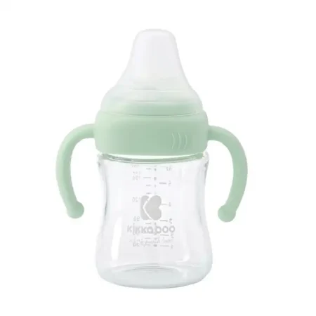 Kikka Boo staklena bočica za bebe 180ml Mint