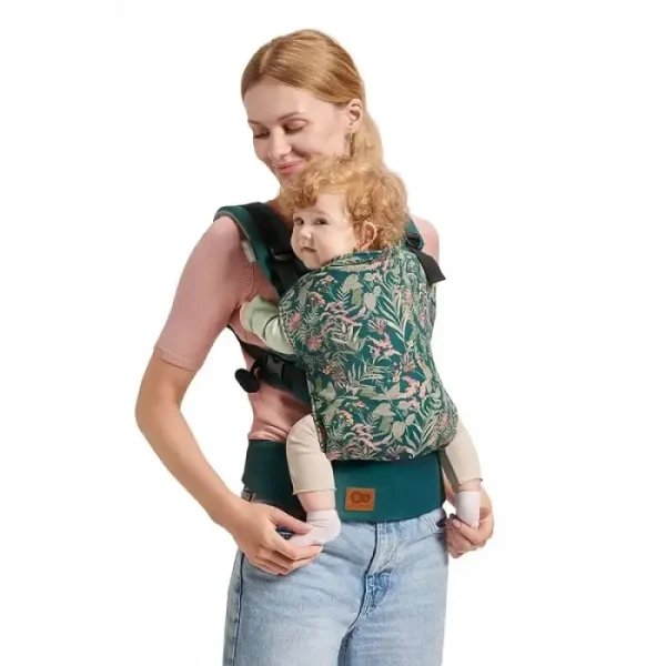 Kinderkraft MILO kengur nosiljka za bebe Nature Vibes Green