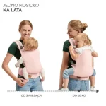 Kinderkraft NINO kengur nosiljka za bebe Confetti Pink