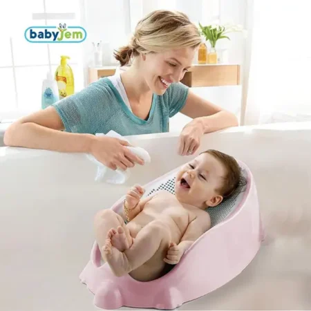 Babyjem anatomska podloga za kadicu roza 01