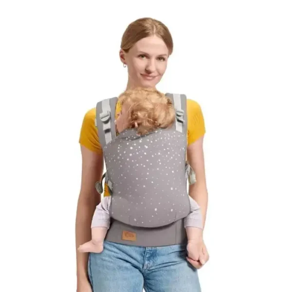 Kinderkraft NINO kengur nosiljka za bebe Confetti Grey