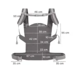 Kinderkraft NINO kengur nosiljka za bebe Confetti Grey