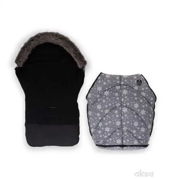 Kikka Boo zimska vreća za kolica Shiny Nylon Snow Flakes