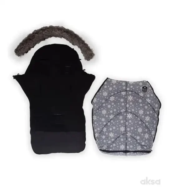 Kikka Boo zimska vreća za kolica Shiny Nylon Snow Flakes