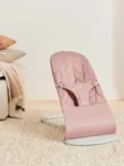 BabyBjorn Bouncer Bliss ležaljka njihalica za bebe Woven Petal Quilt Dusty Pink