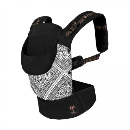 Kinderkraft Huggy Bizuu kengur nosiljka za bebu Lunar Black