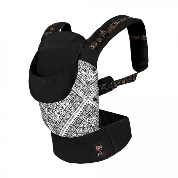 Kinderkraft Huggy Bizuu kengur nosiljka za bebu Lunar Black
