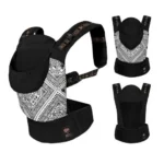 Kinderkraft Huggy Bizuu kengur nosiljka za bebu Lunar Black