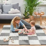Kinderkraft Luno podloga za igru crna
